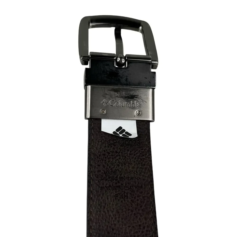 Columbia Reversible Belt Black Brown XL 43-44 Leather